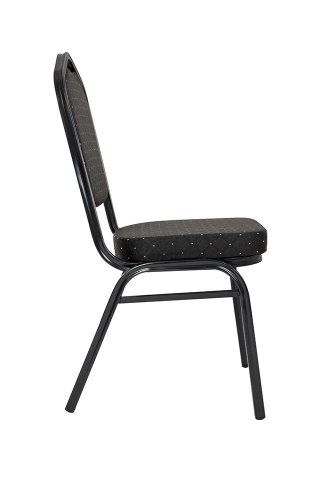 King Home Krzesło bankietowe / konferencyjne HERON czarne