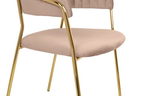King Home Krzesło barowe MARGO 65 khaki / beżowe