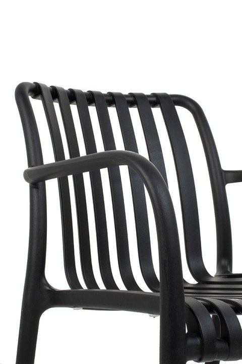 Modesto Design MODESTO krzesło STRIPS ARM czarne