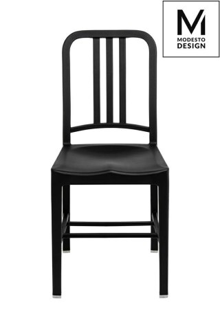 Modesto Design MODESTO krzesło VEGA czarne - polipropylen