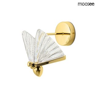 Moosee MOOSEE lampa ścienna BUTTERFLY S złota
