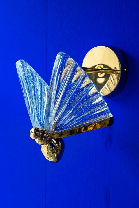 Moosee MOOSEE lampa ścienna BUTTERFLY S złota