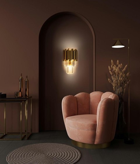 Moosee MOOSEE lampa ścienna IMPERIAL WALL GOLD