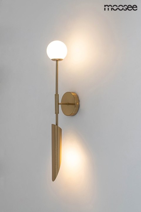 Moosee MOOSEE lampa ścienna LUCCA złota