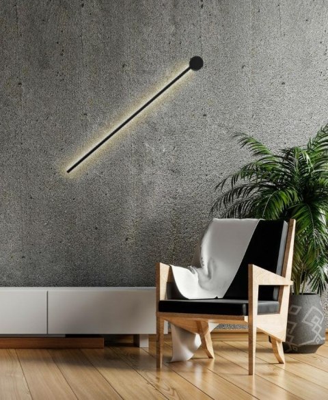 Moosee MOOSEE lampa ścienna OMBRE 60 czarna