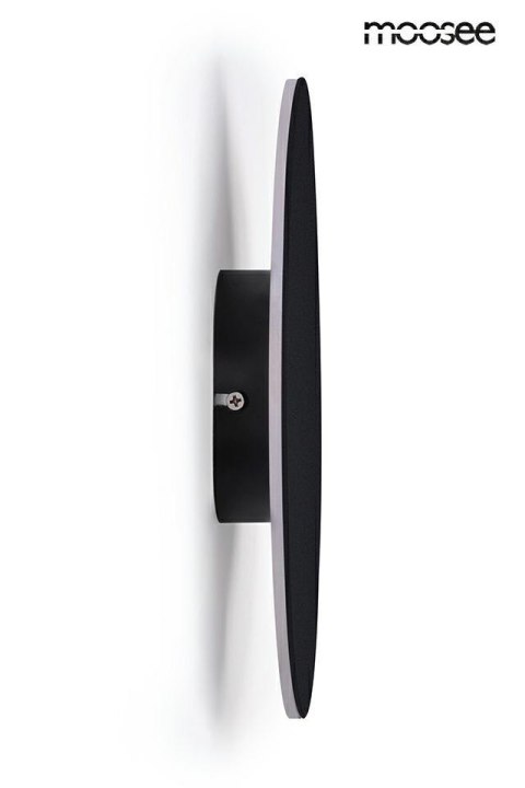 Moosee MOOSEE lampa ścienna SHADOW SUN 25 czarna