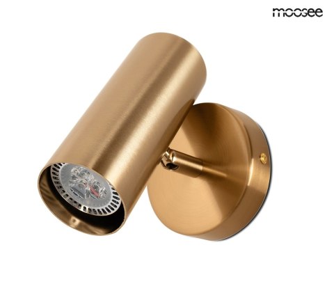 Moosee MOOSEE lampa ścienna SPOT złota
