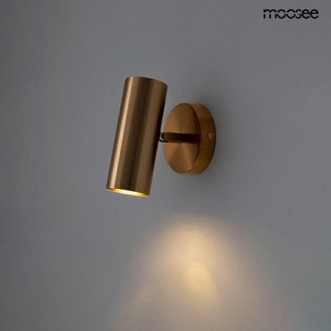 Moosee MOOSEE lampa ścienna SPOT złota