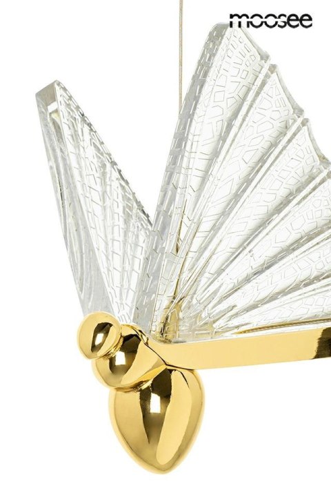 Moosee MOOSEE lampa wisząca BUTTERFLY M złota