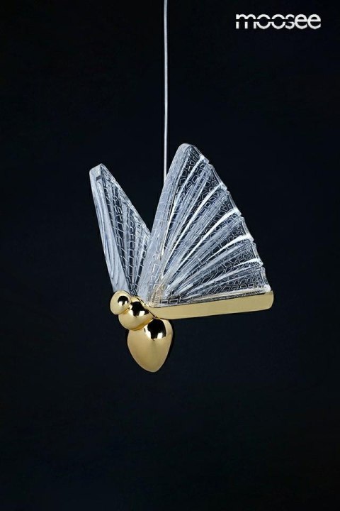 Moosee MOOSEE lampa wisząca BUTTERFLY M złota