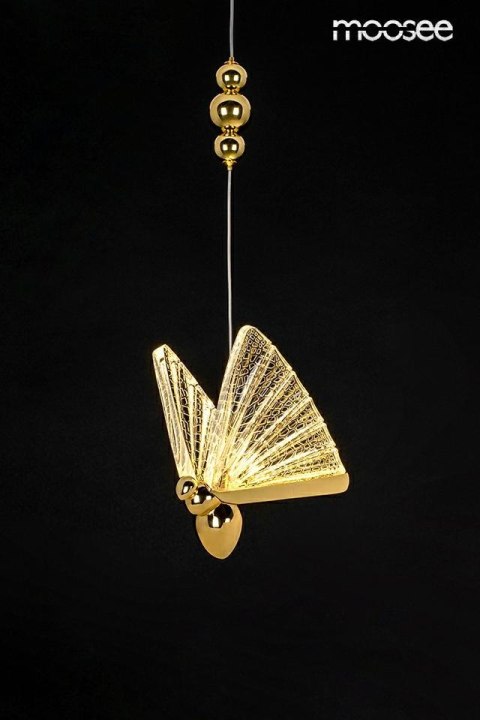 Moosee MOOSEE lampa wisząca BUTTERFLY M złota