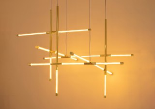 Moosee MOOSEE lampa wisząca MIKADO M złota