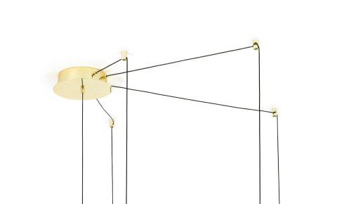 Moosee MOOSEE lampa wisząca MIKADO M złota