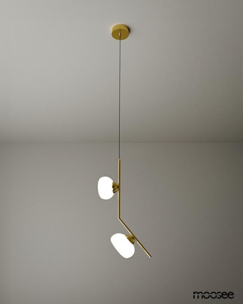 Moosee MOOSEE lampa wisząca RUGIA złota