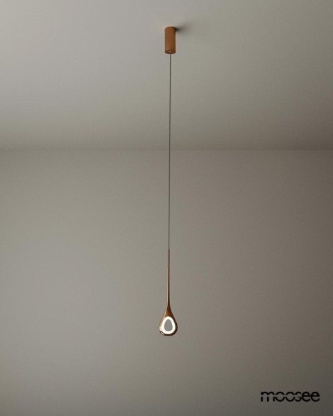 Moosee MOOSEE lampa wisząca VUELO miedziana