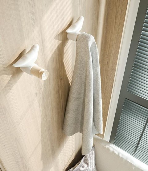 King Home Wieszak BIRD biały