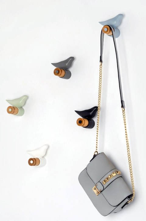 King Home Wieszak BIRD czarny