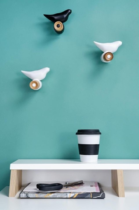 King Home Wieszak BIRD czarny