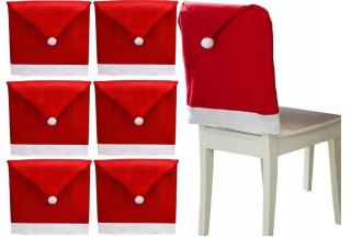 380667A POKROWIEC NA KRZESŁO 6SZT RED