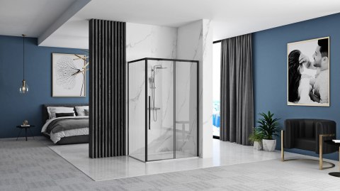 KABINA SOLAR BLACK 90x90