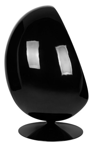 King Home Fotel OVALIA BLACK czarny - włókno szklane, metal