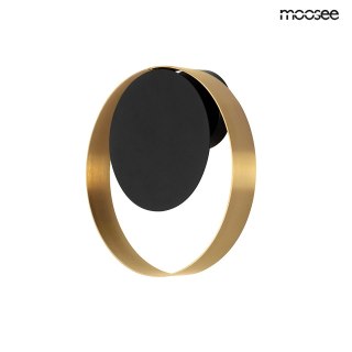 Moosee MOOSEE lampa ścienna BAND złota / czarna