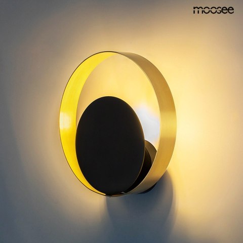 Moosee MOOSEE lampa ścienna BAND złota / czarna