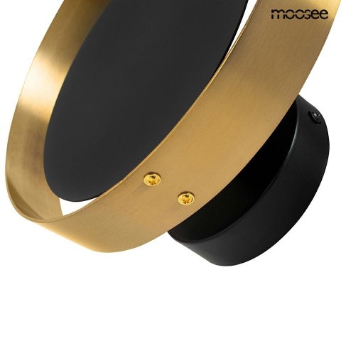 Moosee MOOSEE lampa ścienna BAND złota / czarna