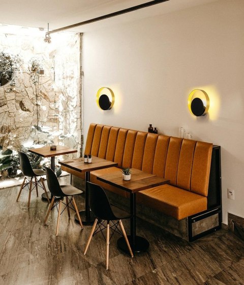 Moosee MOOSEE lampa ścienna BAND złota / czarna