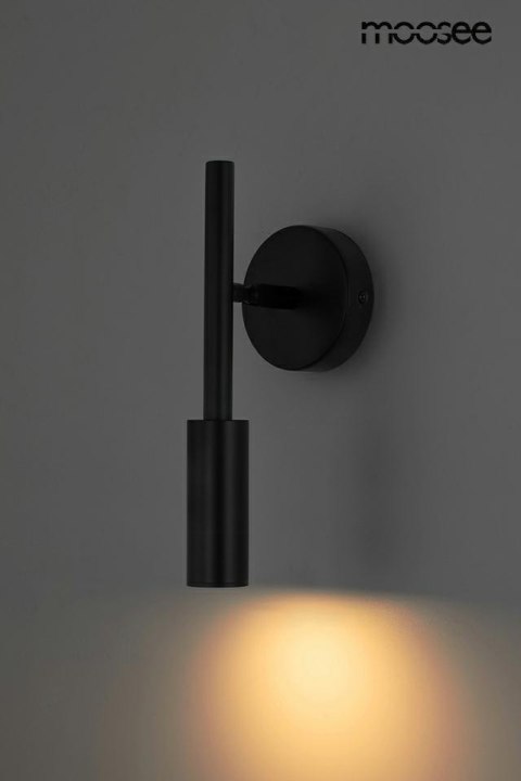 Moosee MOOSEE lampa ścienna PRISMA czarna