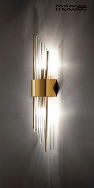 Moosee MOOSEE lampa ścienna SLANT złota