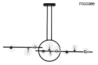 Moosee MOOSEE lampa wisząca ALURE LINE TWIN 120 czarna