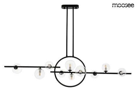 Moosee MOOSEE lampa wisząca ALURE LINE TWIN 120 czarna