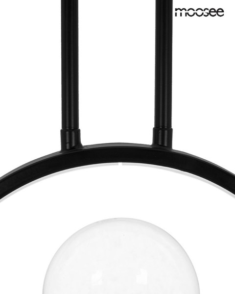 Moosee MOOSEE lampa wisząca ALURE LINE TWIN 120 czarna