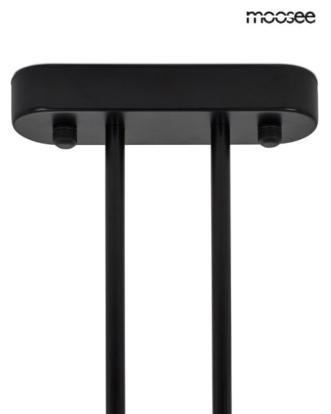 Moosee MOOSEE lampa wisząca ALURE LINE TWIN 120 czarna