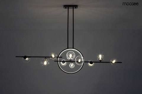 Moosee MOOSEE lampa wisząca ALURE LINE TWIN 120 czarna