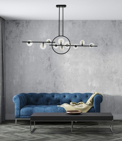 Moosee MOOSEE lampa wisząca ALURE LINE TWIN 120 czarna