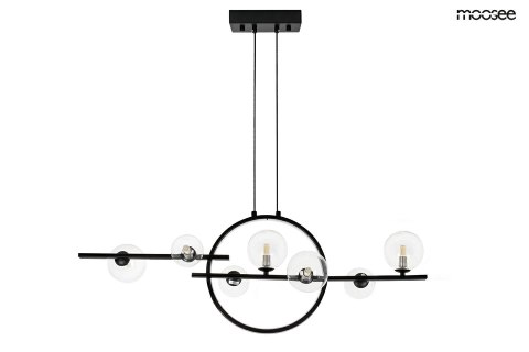 Moosee MOOSEE lampa wisząca ALURE LINE TWIN 90 czarna