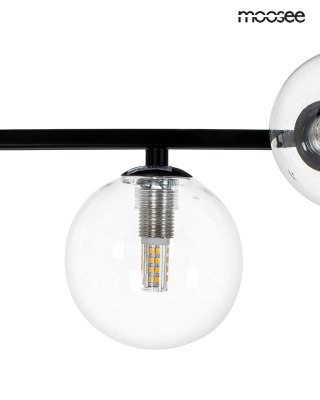 Moosee MOOSEE lampa wisząca ALURE LINE TWIN 90 czarna