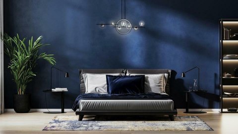 Moosee MOOSEE lampa wisząca ALURE LINE TWIN 90 czarna