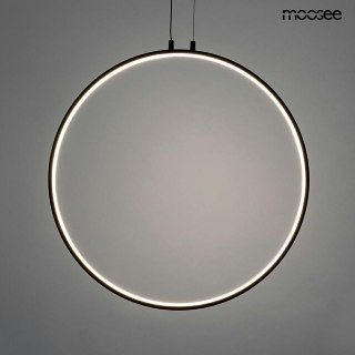 Moosee MOOSEE lampa wisząca CIRCULO 80 czarna