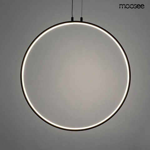Moosee MOOSEE lampa wisząca CIRCULO 80 czarna