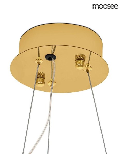 Moosee MOOSEE lampa wisząca FLORENS 60 złota