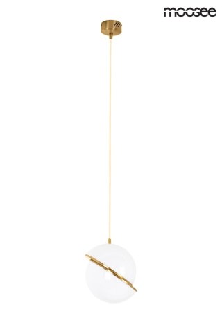 Moosee MOOSEE lampa wisząca GLOBE 20 złota