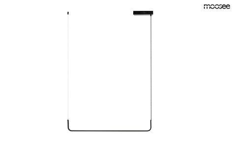 Moosee MOOSEE lampa wisząca SHAPE 90 czarna
