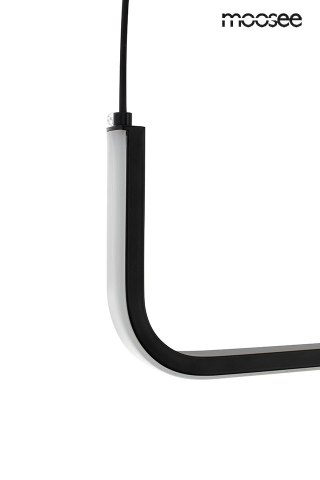 Moosee MOOSEE lampa wisząca SHAPE 90 czarna