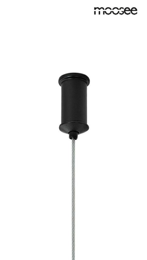Moosee MOOSEE lampa wisząca SHAPE 90 czarna