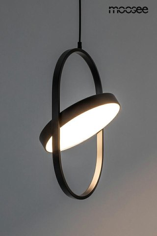 Moosee MOOSEE lampa wisząca SPINNER 26 czarna