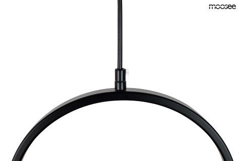 Moosee MOOSEE lampa wisząca SPINNER 26 czarna