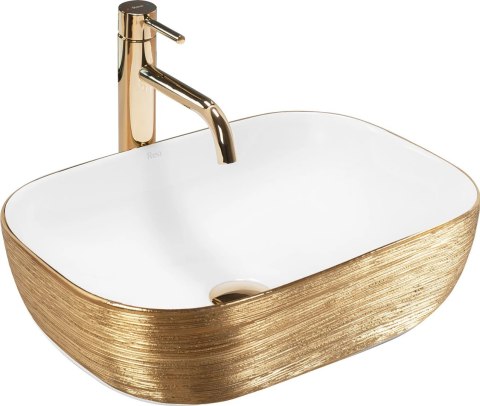 UMYWALKA BELINDA BRUSH GOLD/WHITE - NABLATOWA